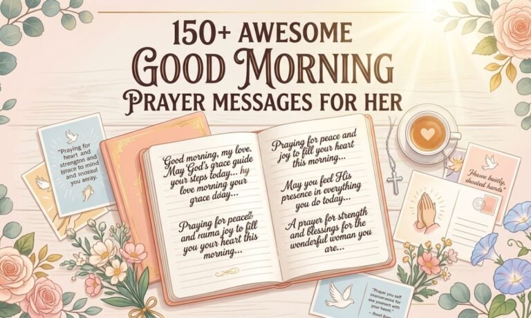 150+ Awesome Good Morning Prayer Messages for Her
