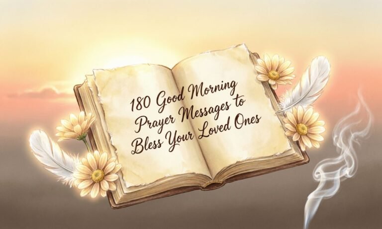 180 Good Morning Prayer Messages to Bless Your Loved Ones