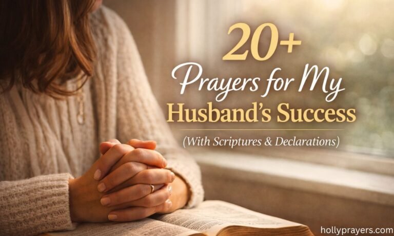 20+Prayers for My Husband’s Success (With Scriptures & Declarations)