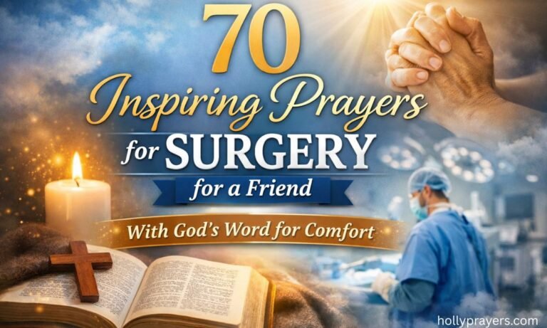 70 Inspiring Prayers for Surgery for a Friend With God’s Word for Comfort