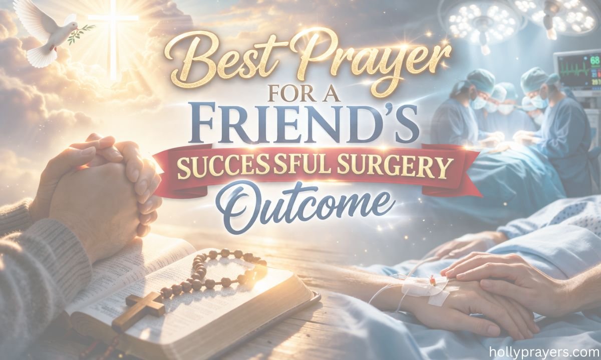 Best Prayer for a Friend's Successful Surgery Outcome