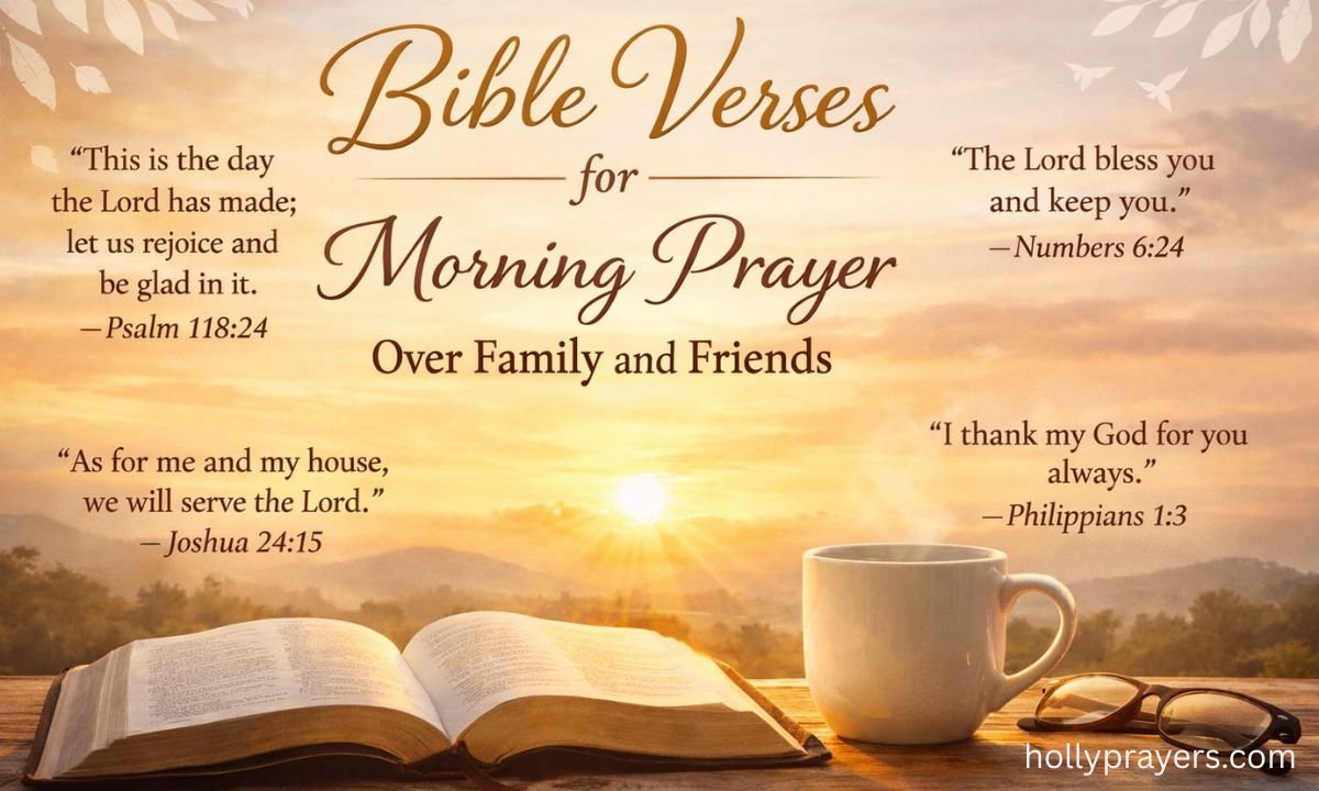 Bible Verses for Morning Prayer Over Family and Friends