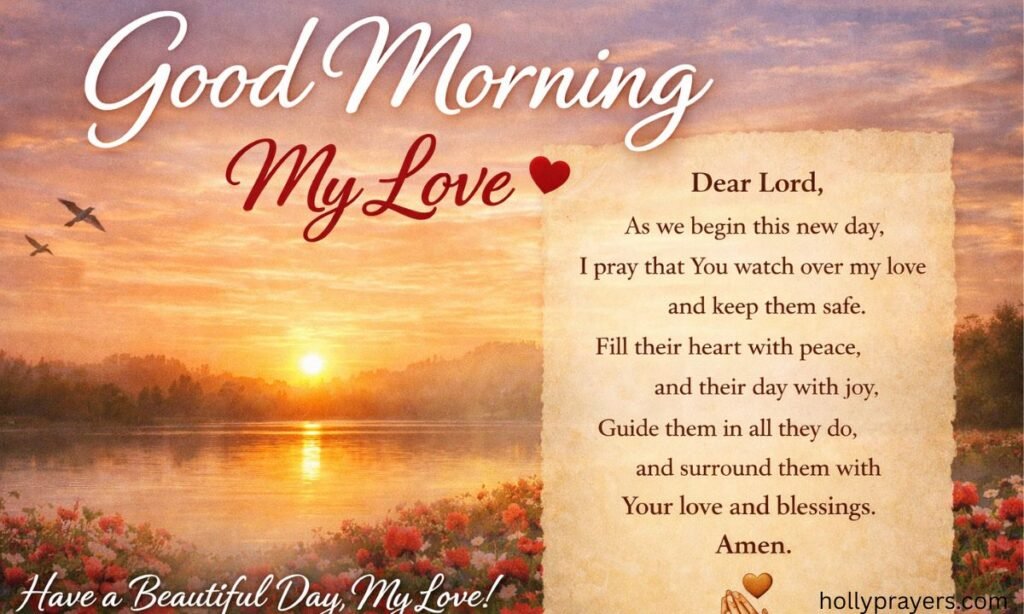 Good Morning Message to My Love with Prayer