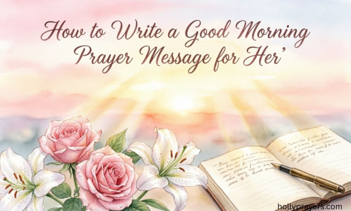 How to Write a Good Morning Prayer Message for Her