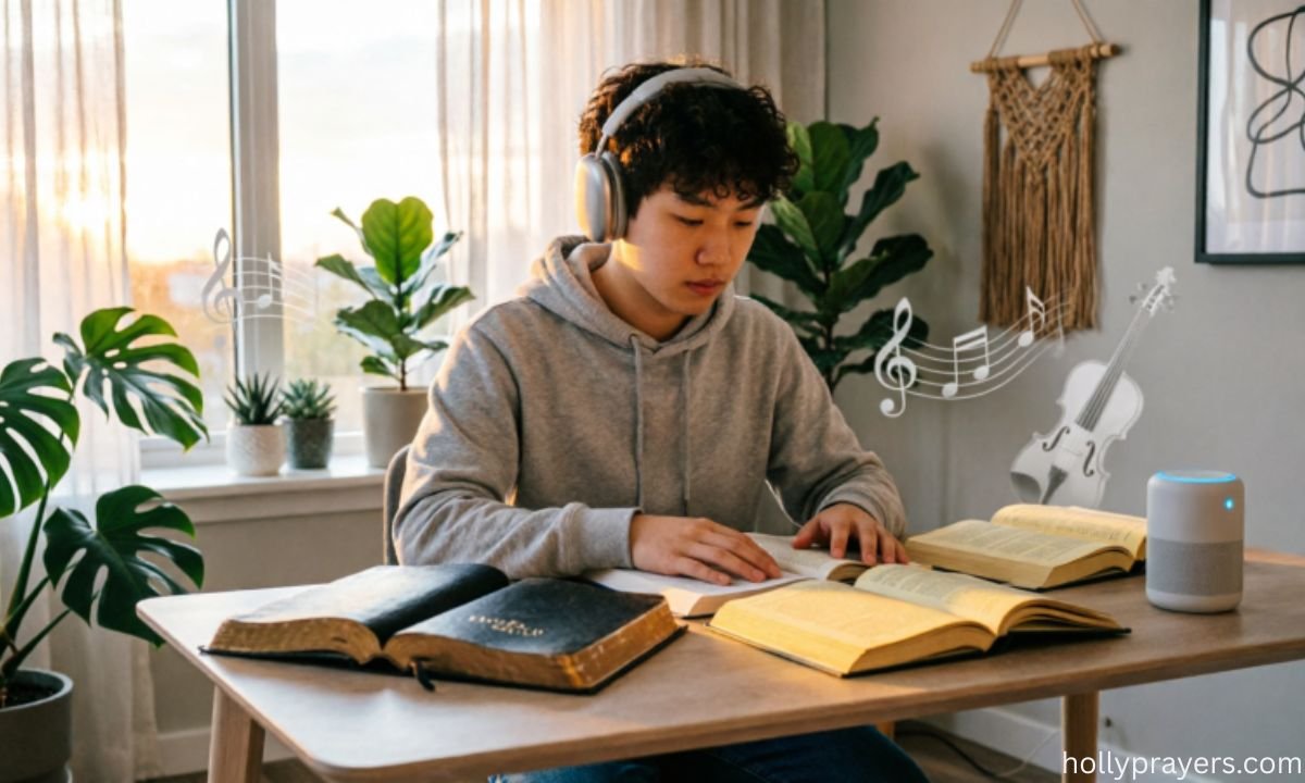 Incorporate Christian Music or Instrumentals