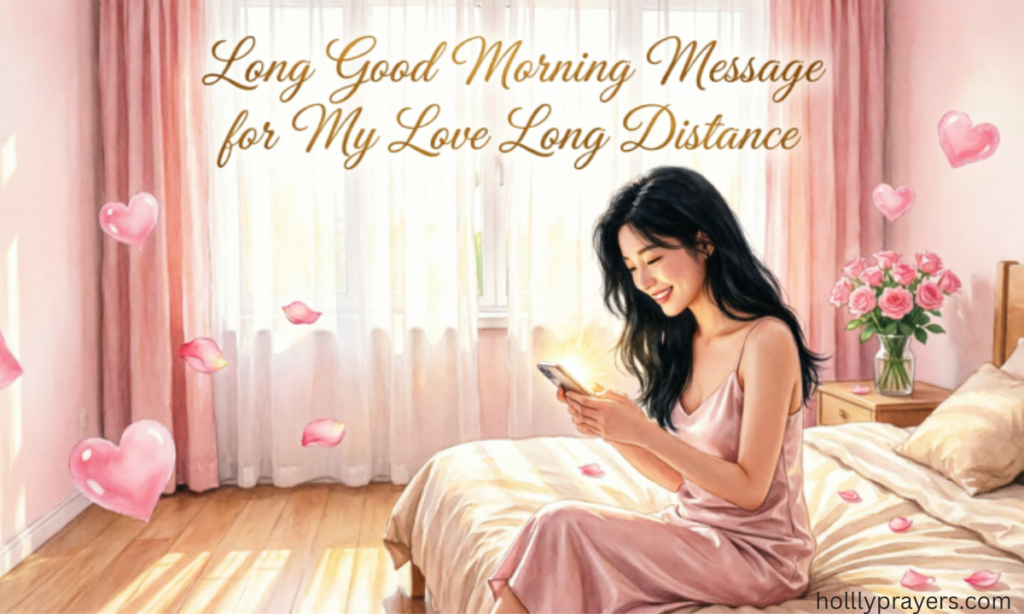 Long Good Morning Message for My Love Long Distance