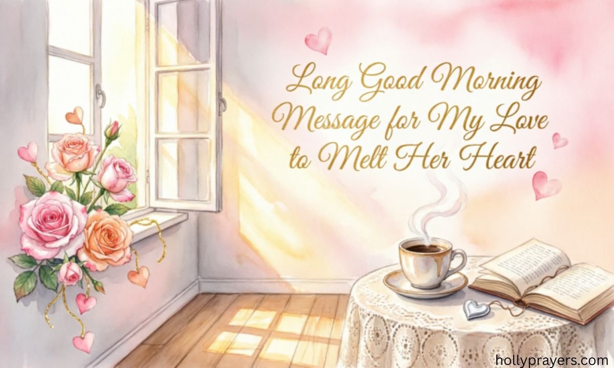 Long Good Morning Message for My Love to Melt Her Heart