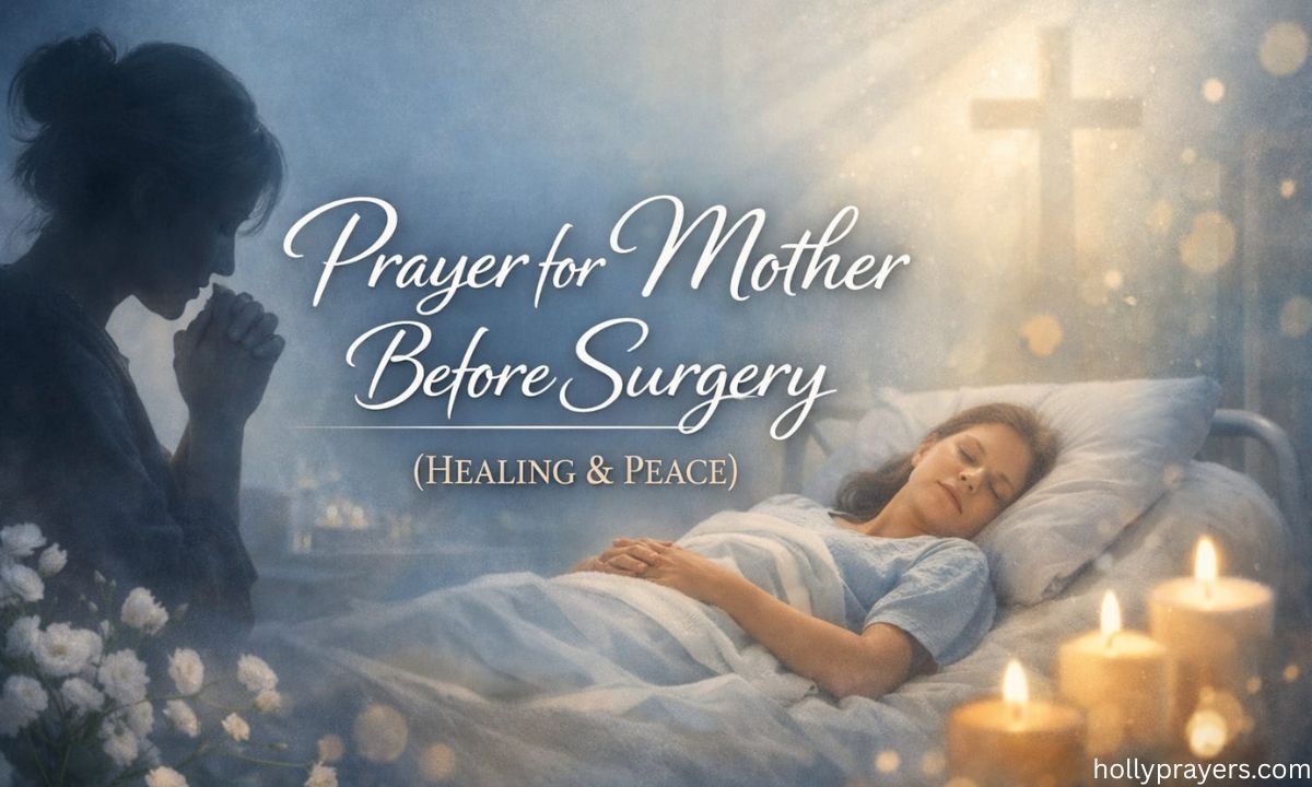 Prayer for Mother Before Surgery (Healing & Peace)