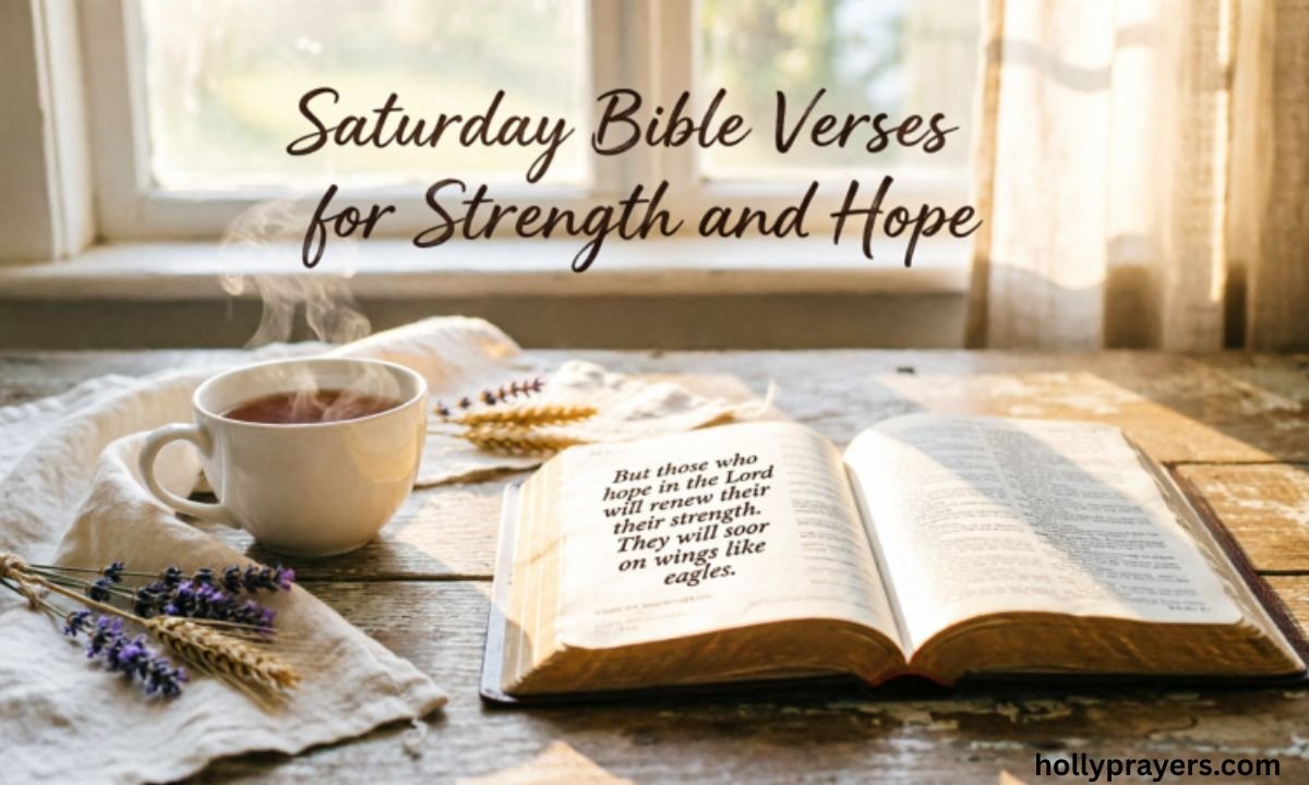 Saturday Bible Verses for Strength and Hope