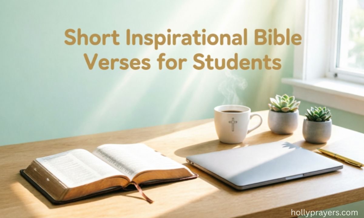 Short Inspirational Bible Verses for Students