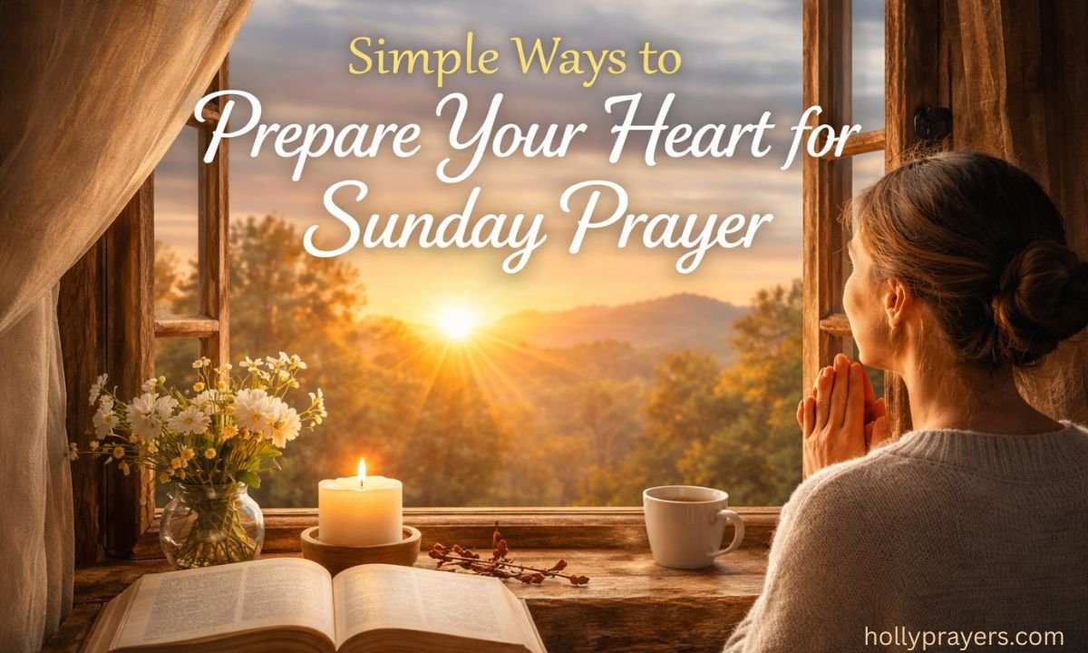 Simple Ways to Prepare Your Heart for Sunday Prayer