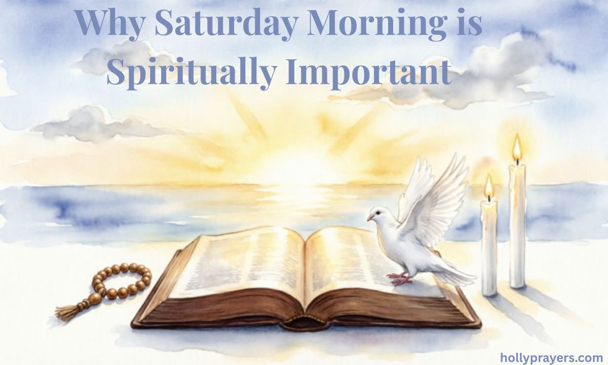 Why Saturday Morning is Spiritually Important