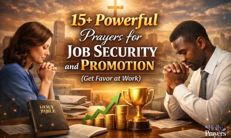 15+ Powerful Prayers for Job Security and Promotion (Get Favor at Work)