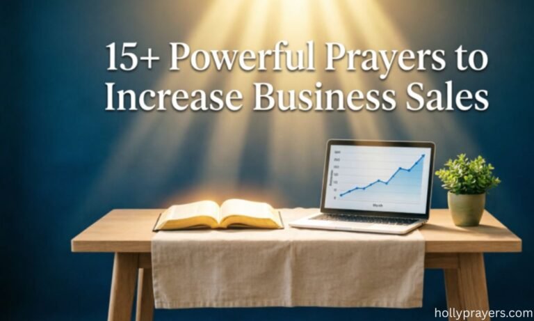 15+ Powerful Prayers to Increase Business Sales