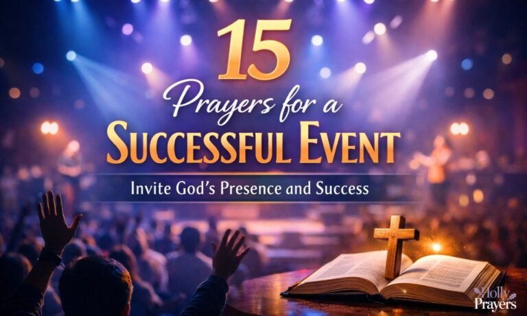 15 Prayers for a Successful Event Invite God’s Presence and Success
