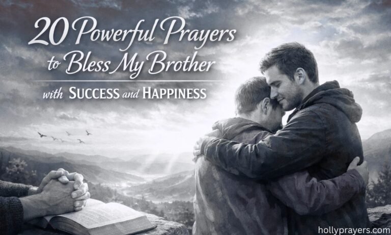 20 Powerful Prayers to Bless My Brother with Success and Happiness