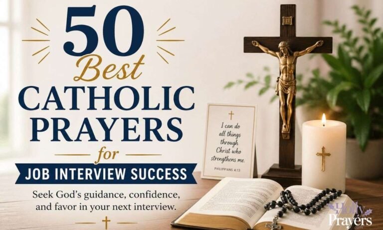 50 Best Catholic Prayers for Job Interview Success