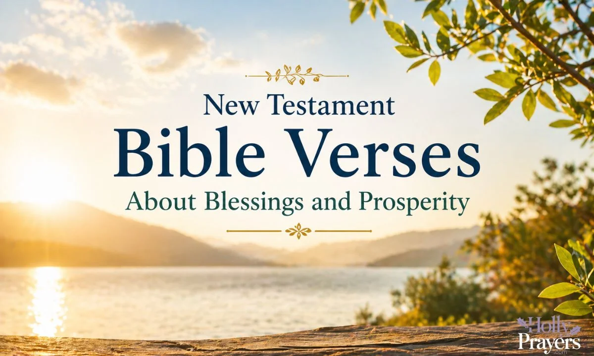 New Testament Bible Verses About Blessings and Prosperity