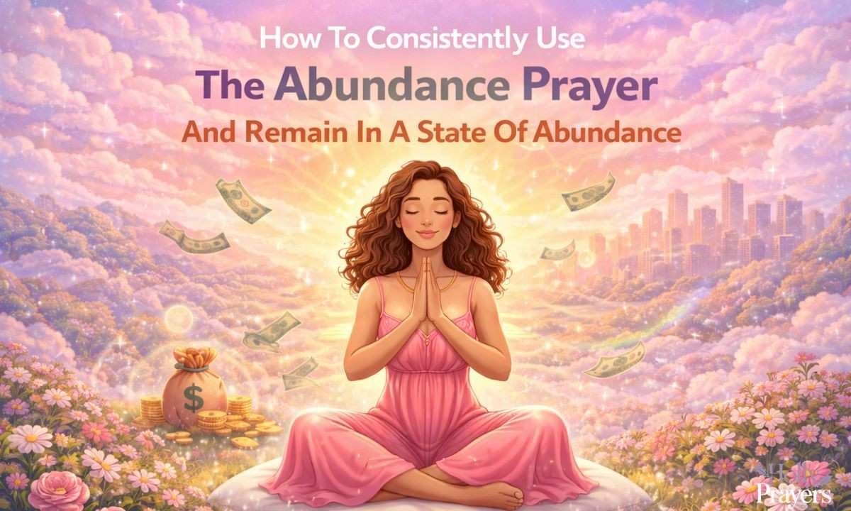 How To Consistently Use The Abundance Prayer And Remain In A State Of Abundance