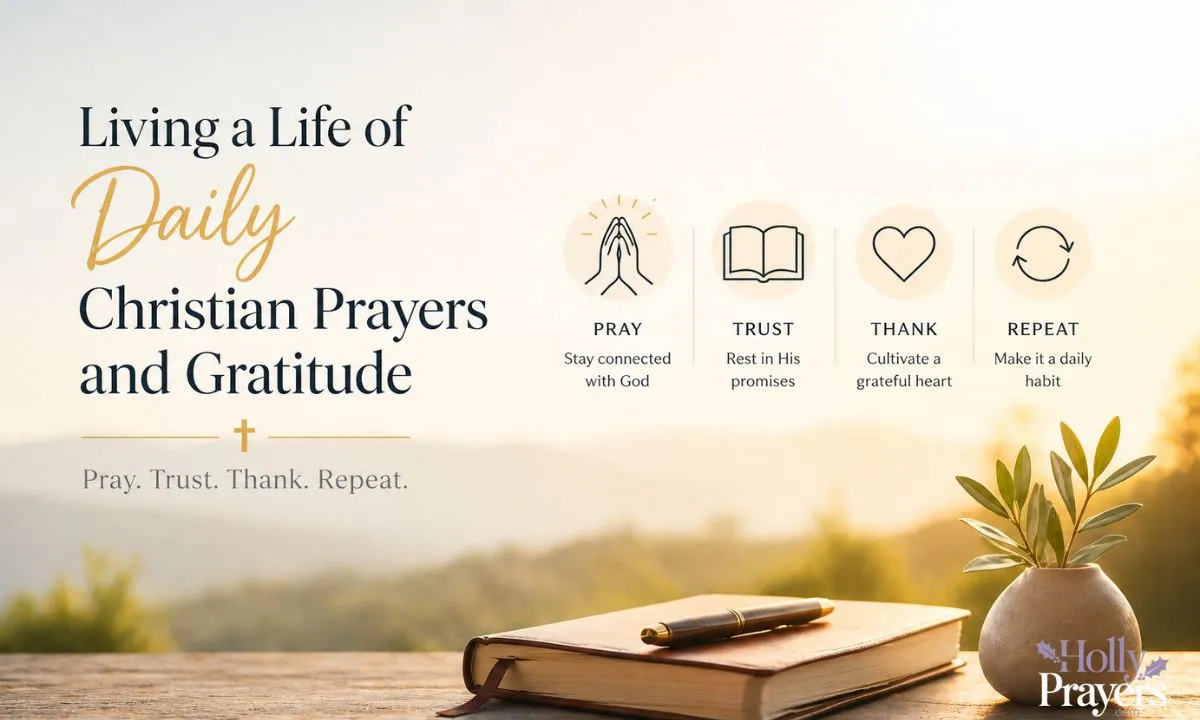 Living a Life of Daily Christian Prayers and Gratitude