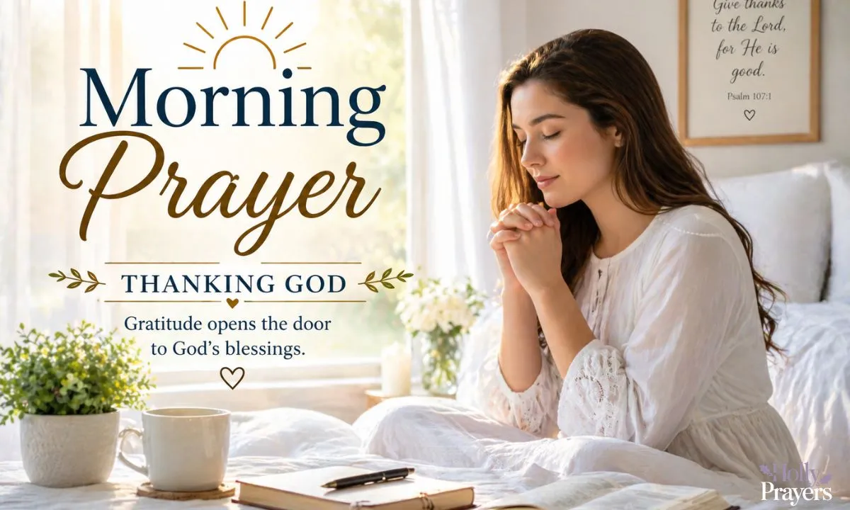 Morning Prayer Thanking God