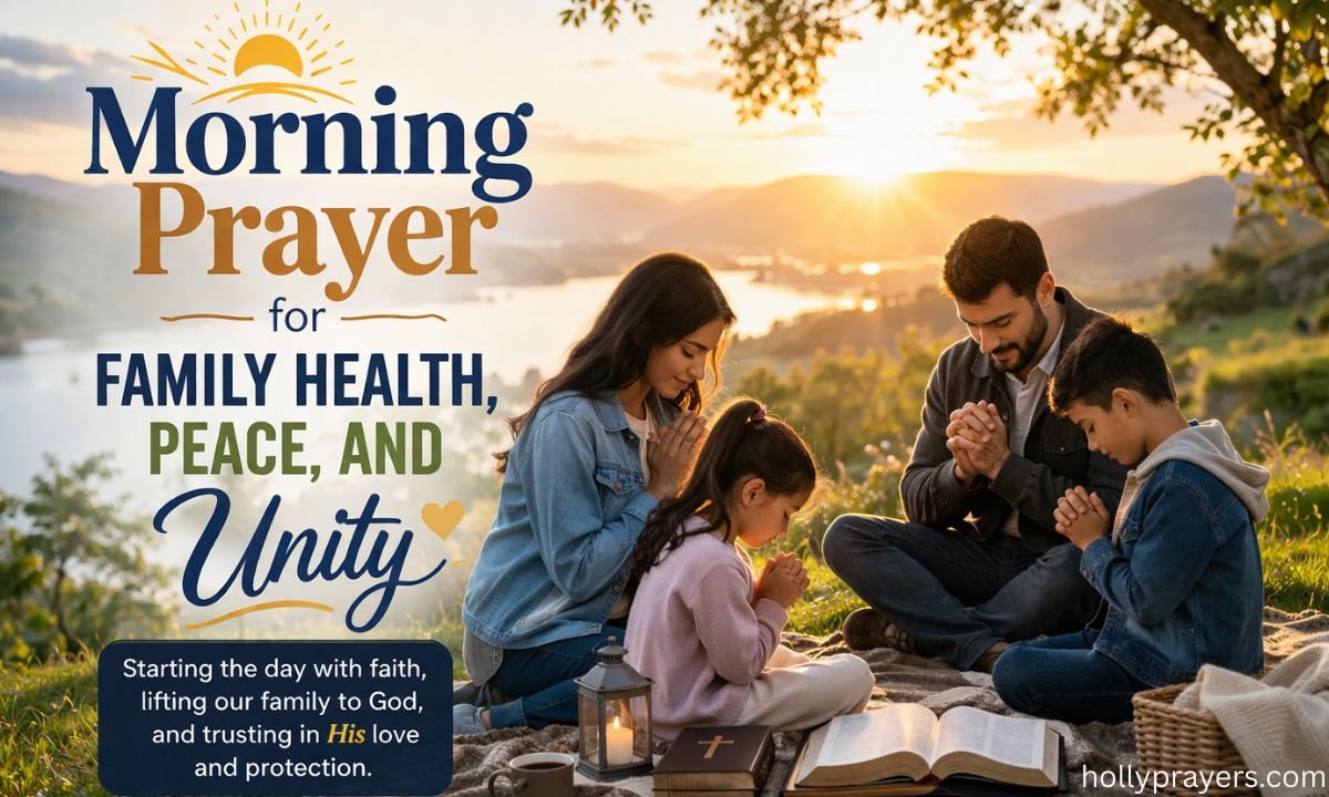 Morning Prayer for Family Health, Peace, and Unity
