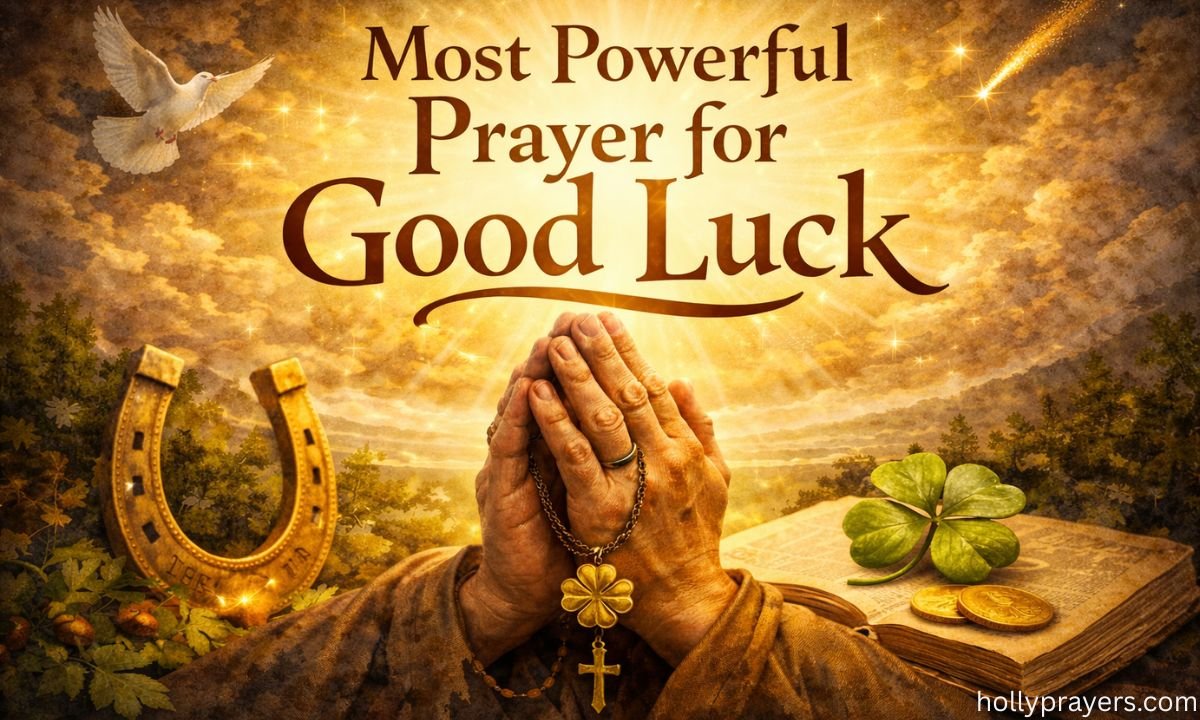 Most Powerful Prayer for Good Luck