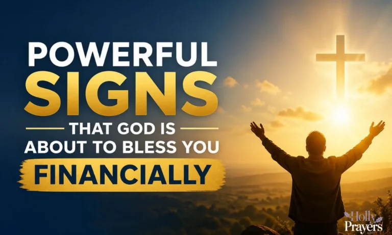 Powerful Signs That God Is About to Bless You Financially!