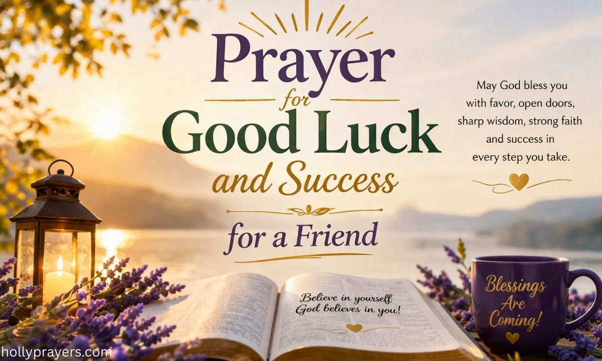 Prayer for Good Luck and Success for a Friend
