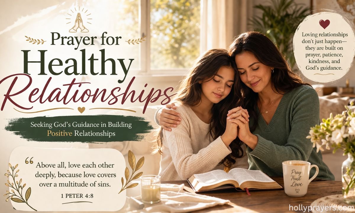 Prayer for Healthy Relationships - Seeking God's Guidance in Building Positive Relationships