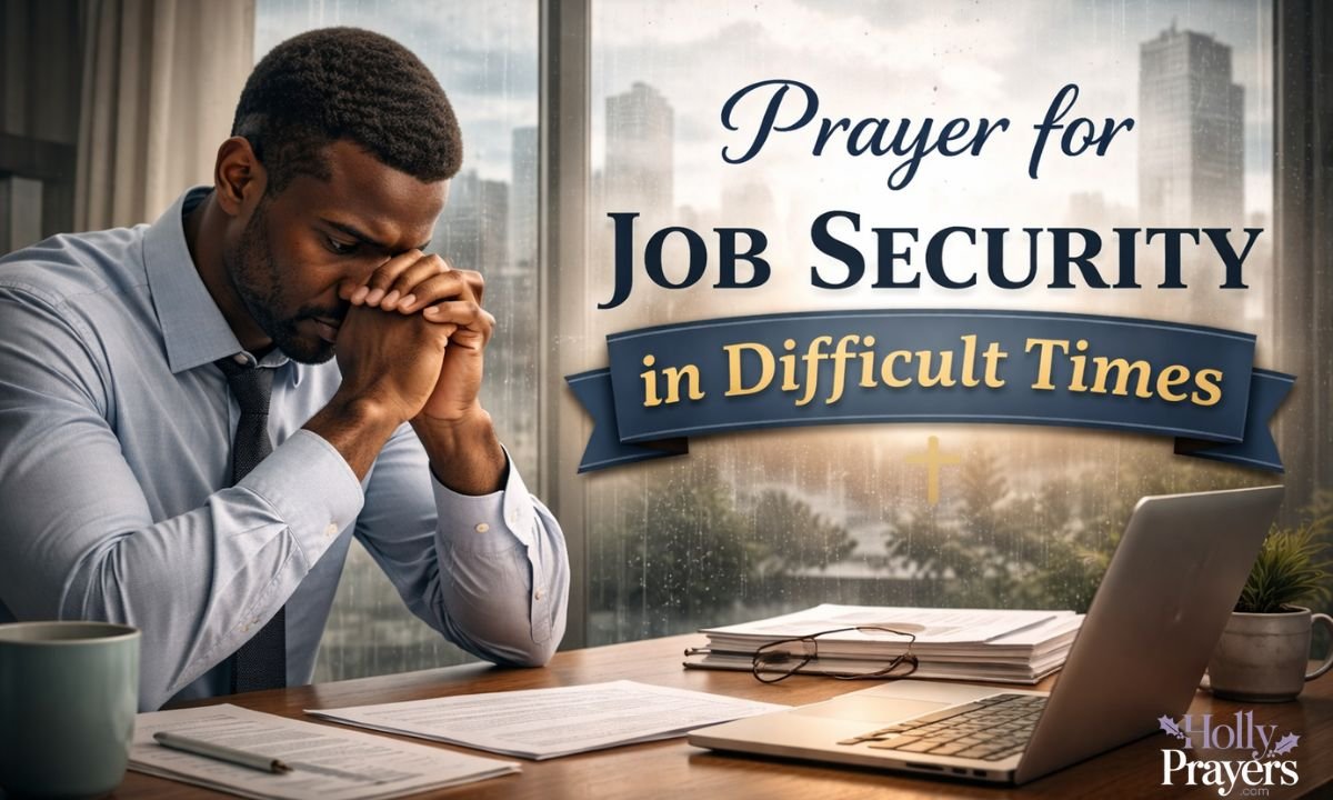 Prayer for Job Security in Difficult Times