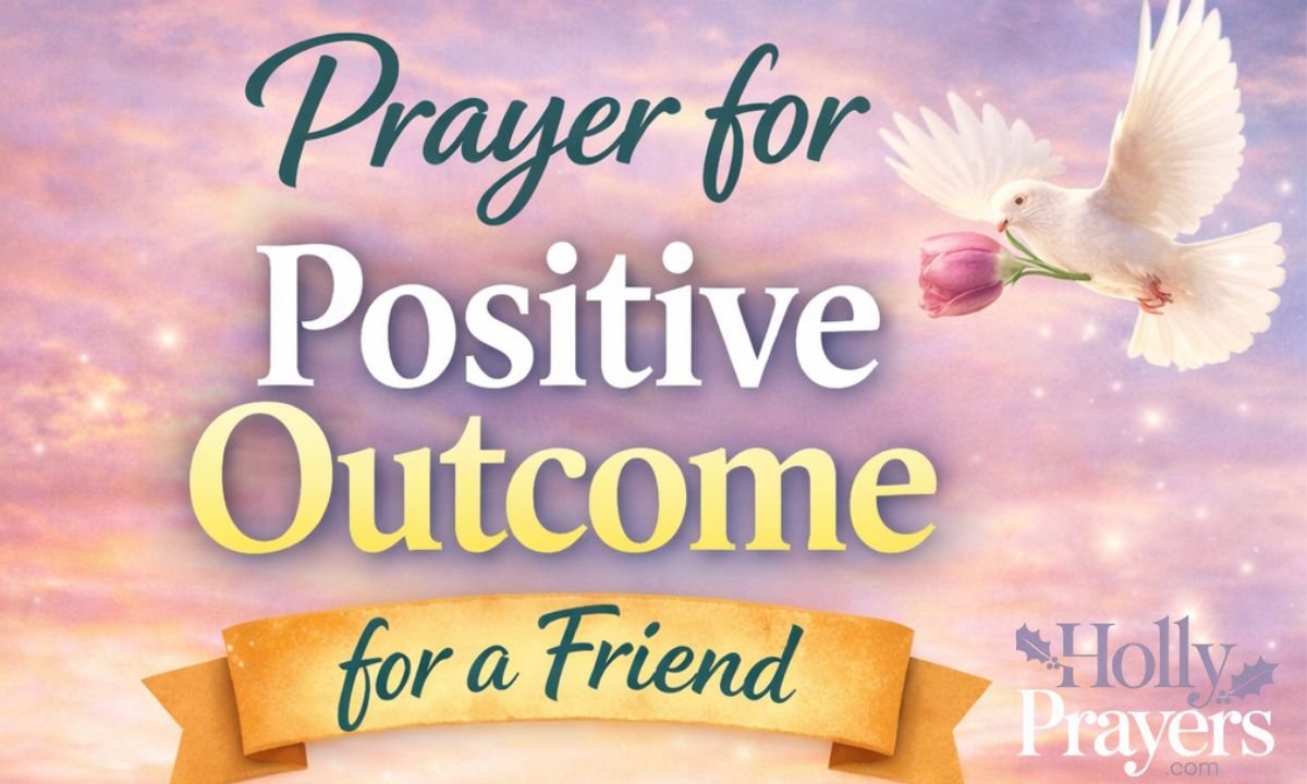 Prayer for Positive Outcome for a Friend