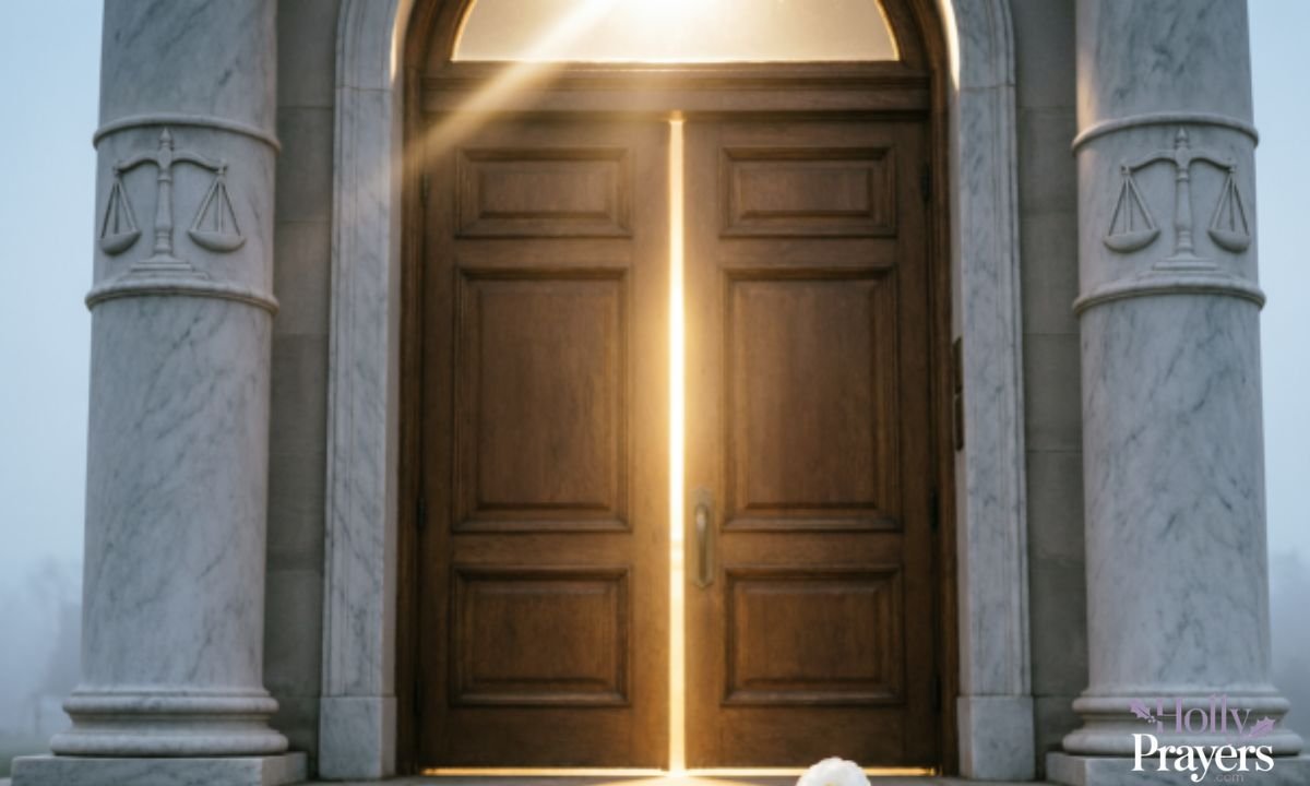 Prayer for Positive Outcome in Court