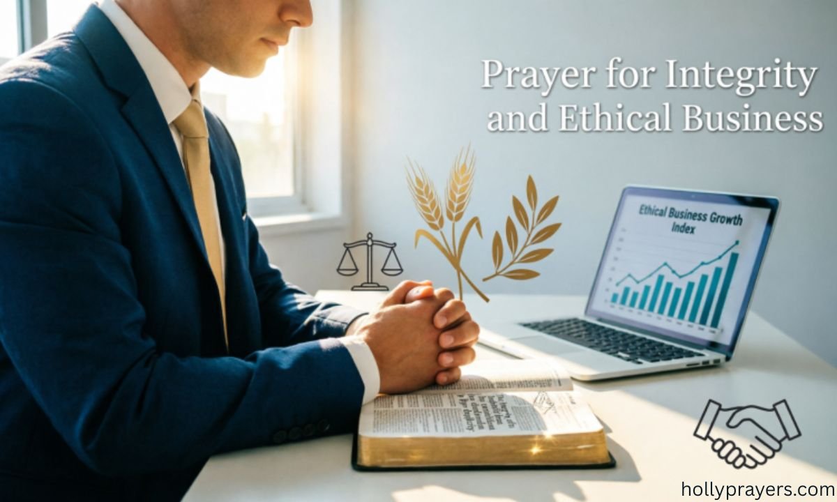 Prayer for integrity and ethical business