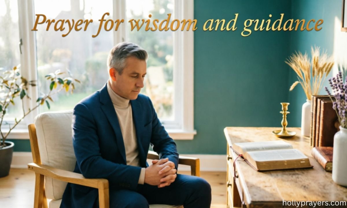 Prayer for wisdom and guidance