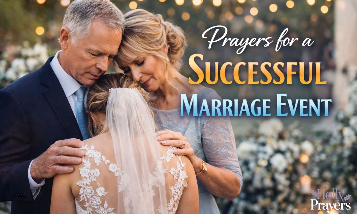 Prayers for a Successful Marriage Event