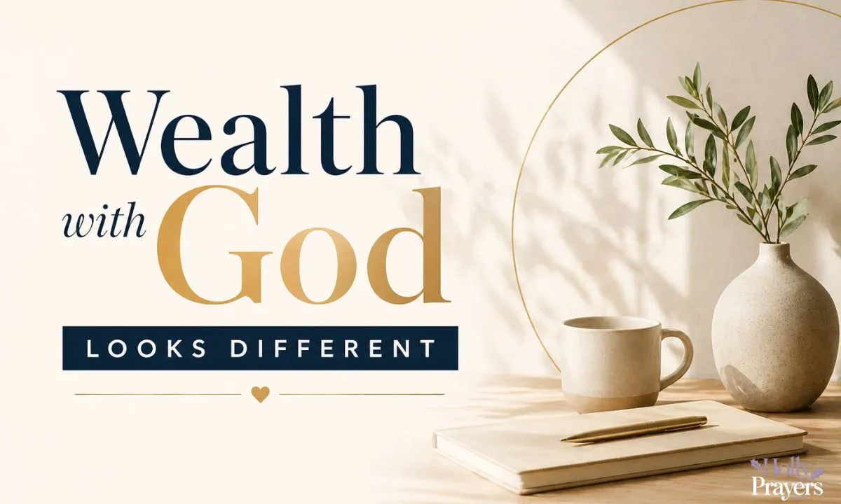 Wealth with God Looks Different
