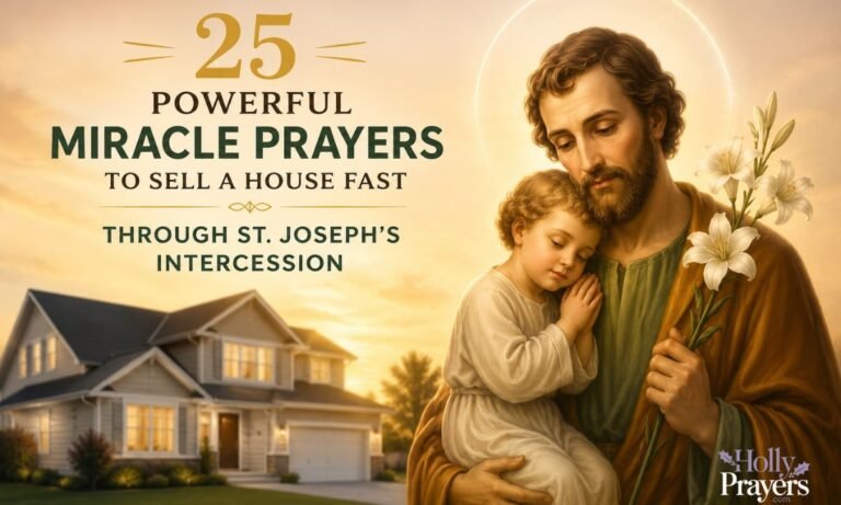 25 Powerful Miracle Prayers to Sell a House Fast Through St. Joseph’s Intercession
