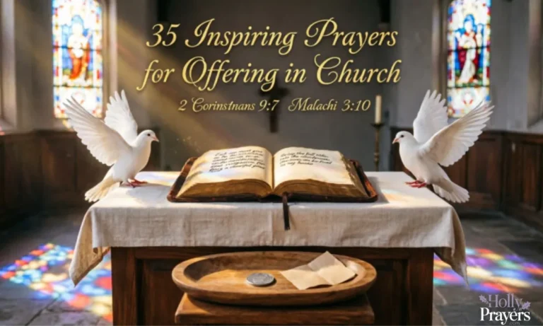 35 Inspiring Prayers for Offering in Church With Bible Verses
