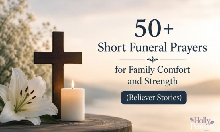 50+ Short Funeral Prayers for Family Comfort and Strength (Believer Stories)