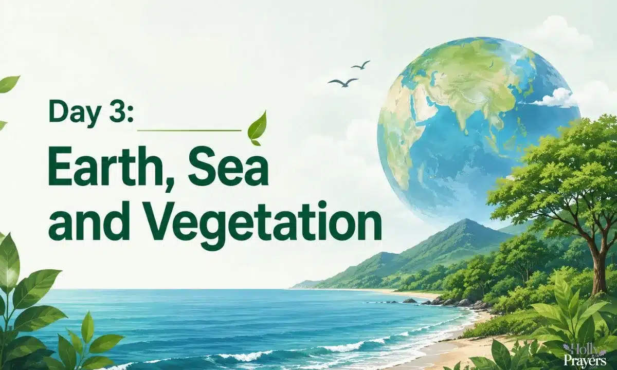 Day 3 Earth, Sea and Vegetation