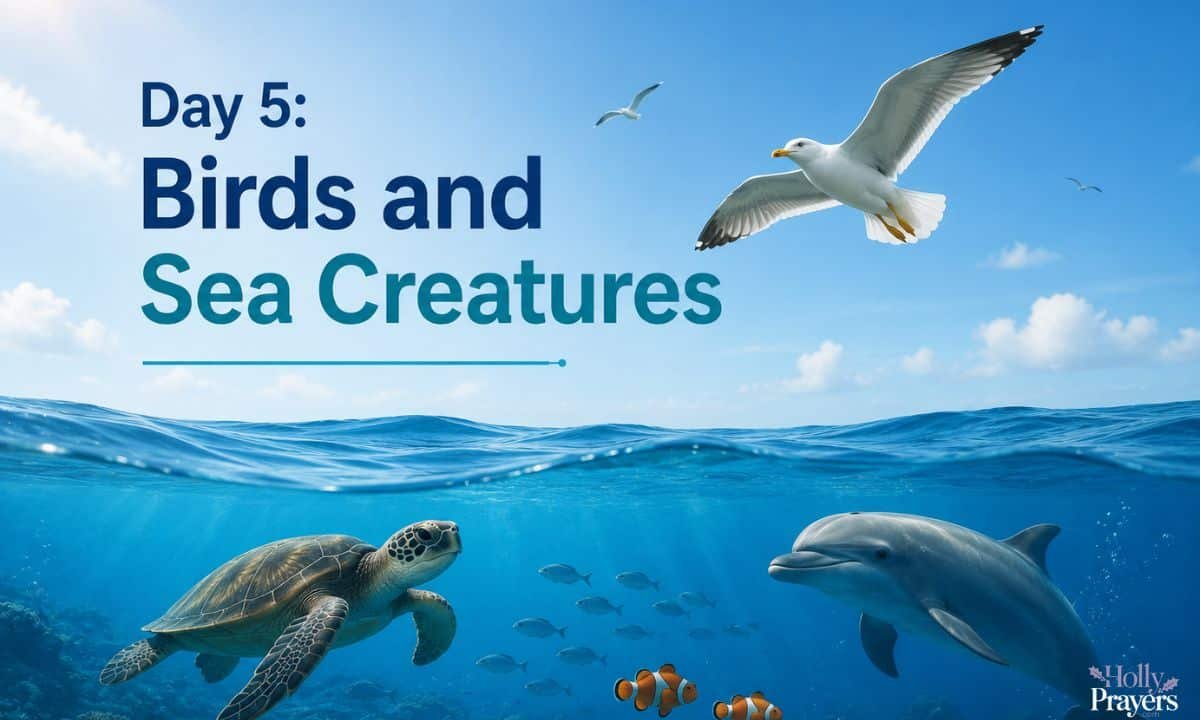 Day 5 Birds and Sea Creatures