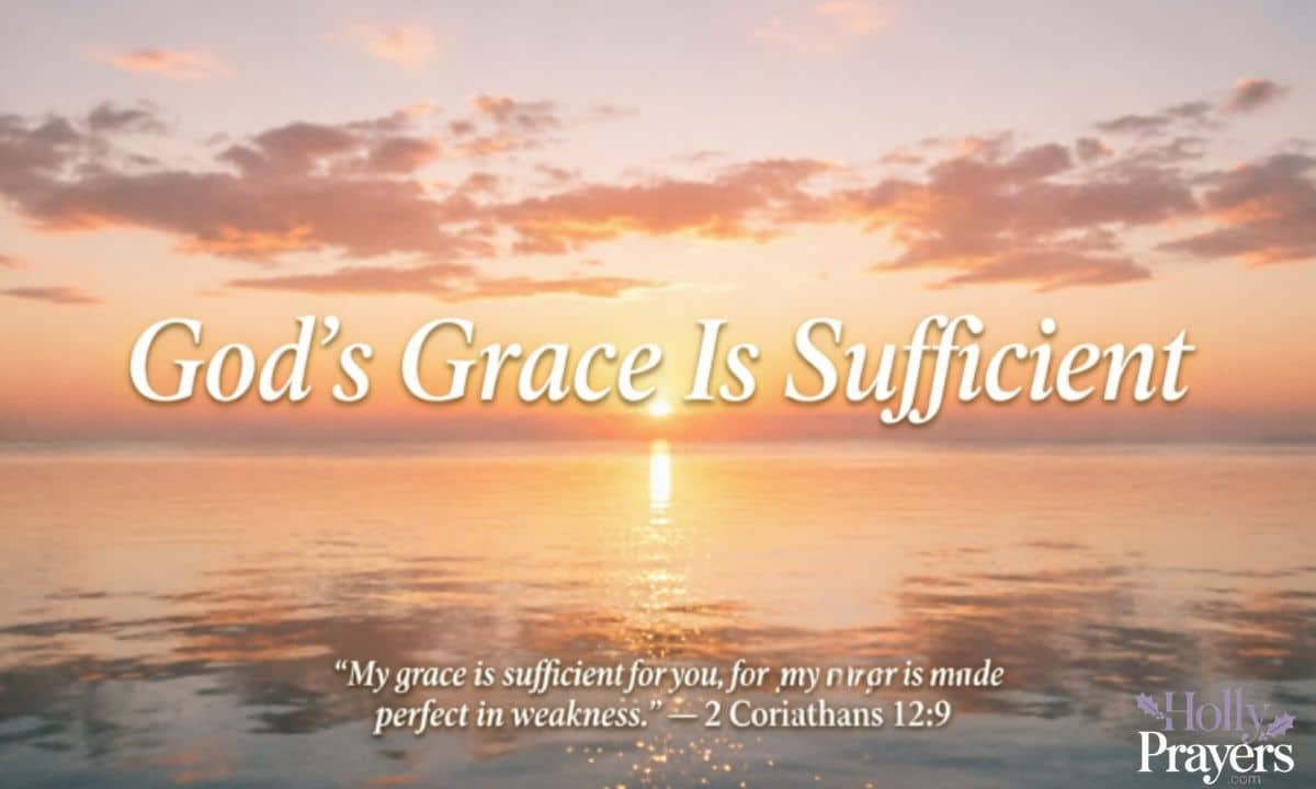 God's Grace Is Sufficient Verse