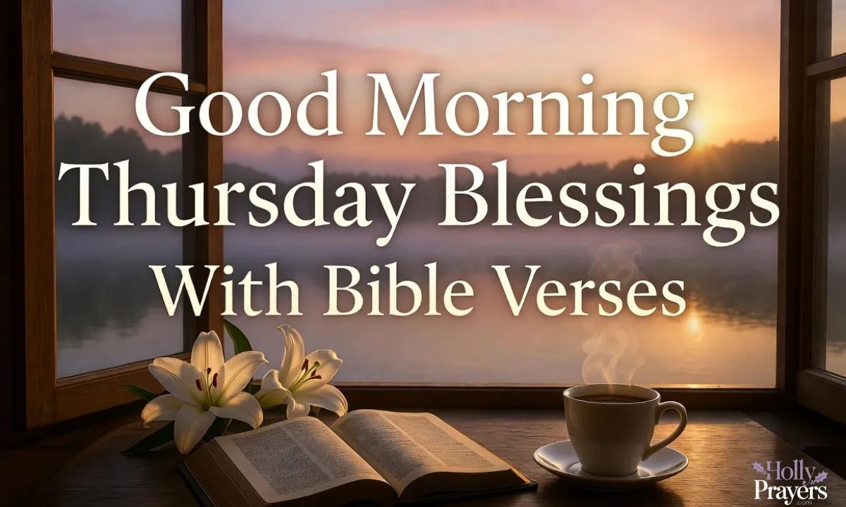 Good Morning Thursday Blessings With Bible Verses