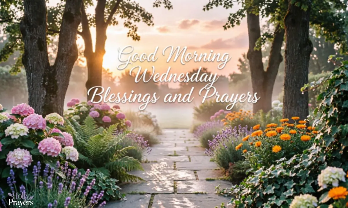 Good Morning Wednesday Blessings and Prayers