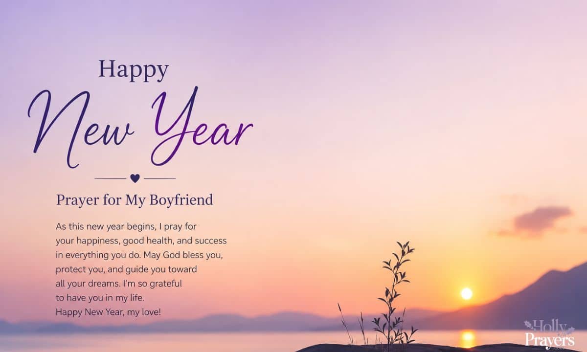 Happy New Year Prayer for My Boyfriend