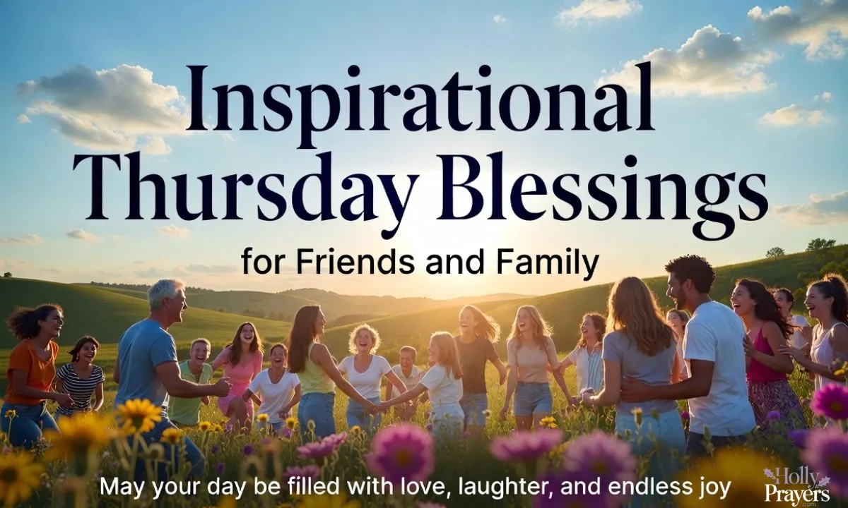 Inspirational Thursday Blessings for Friends and Family
