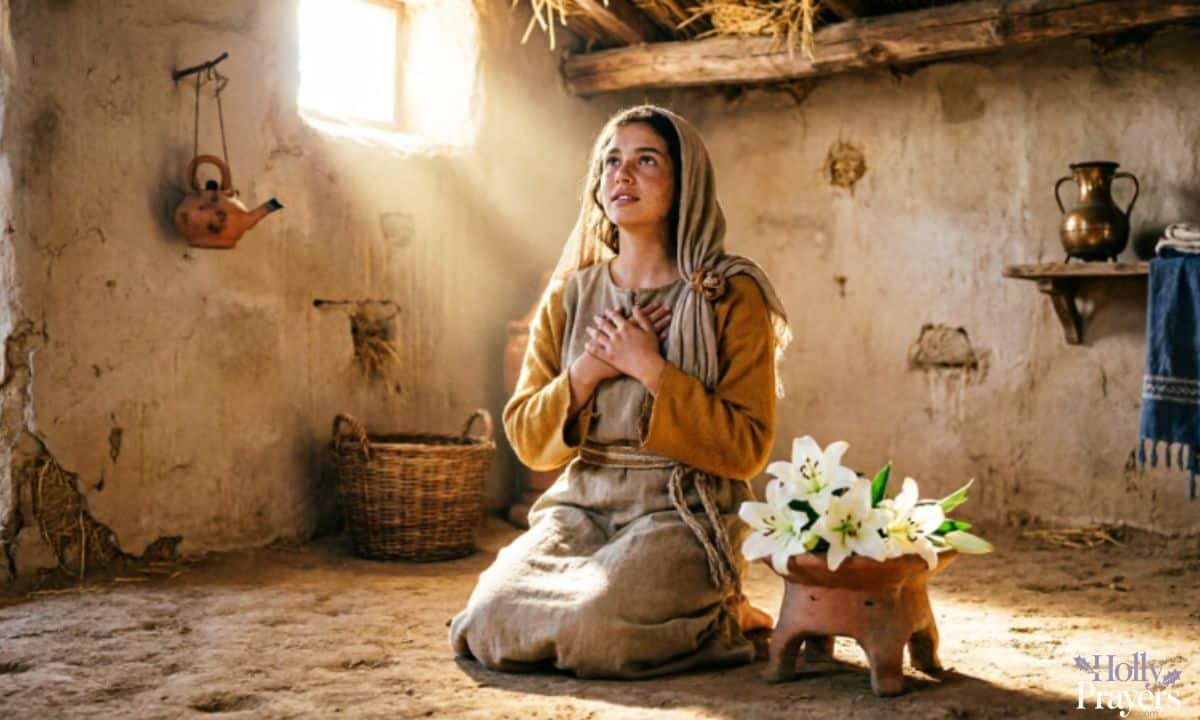 Mary, Mother of Jesus (Luke 1:38) 