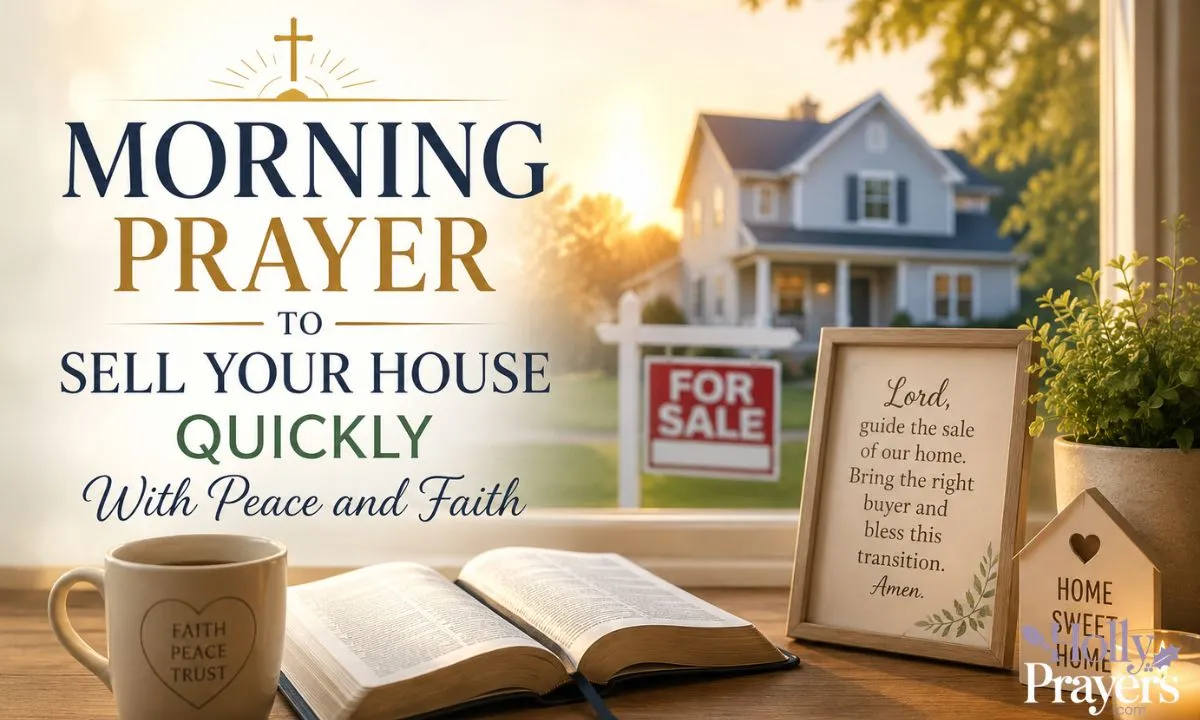 Morning Prayer to Sell Your House Quickly With Peace and Faith