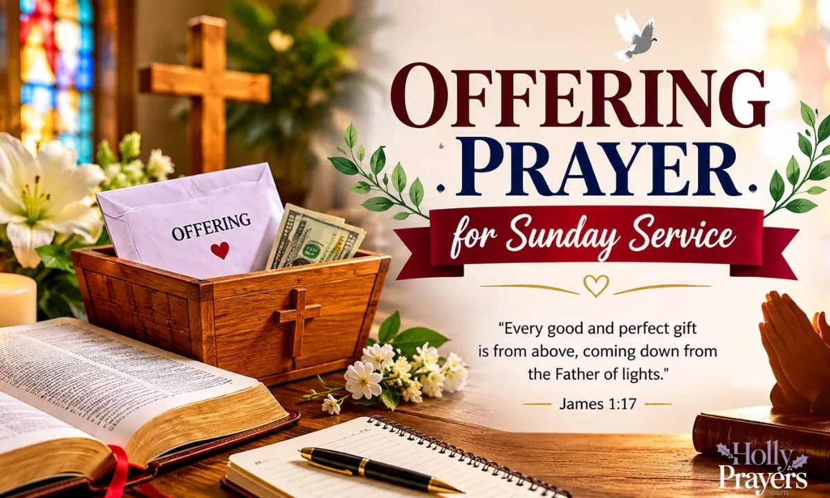 Offering Prayer for Sunday Service